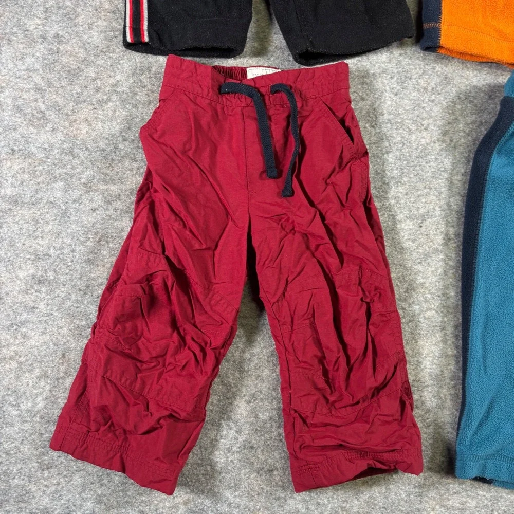 VTG Old Navy Kids Bundle 4 Pairs Pants Fleece Athletic Size‎ 18-24M Boys Y2K Lot